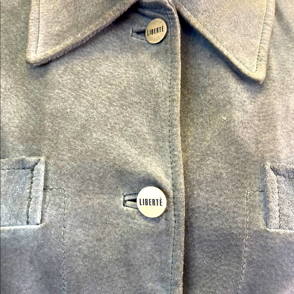 Emanuel Ungaro size 10 Womens suede Liberte jacket /blazer like new smoke free - Picture 4 of 7